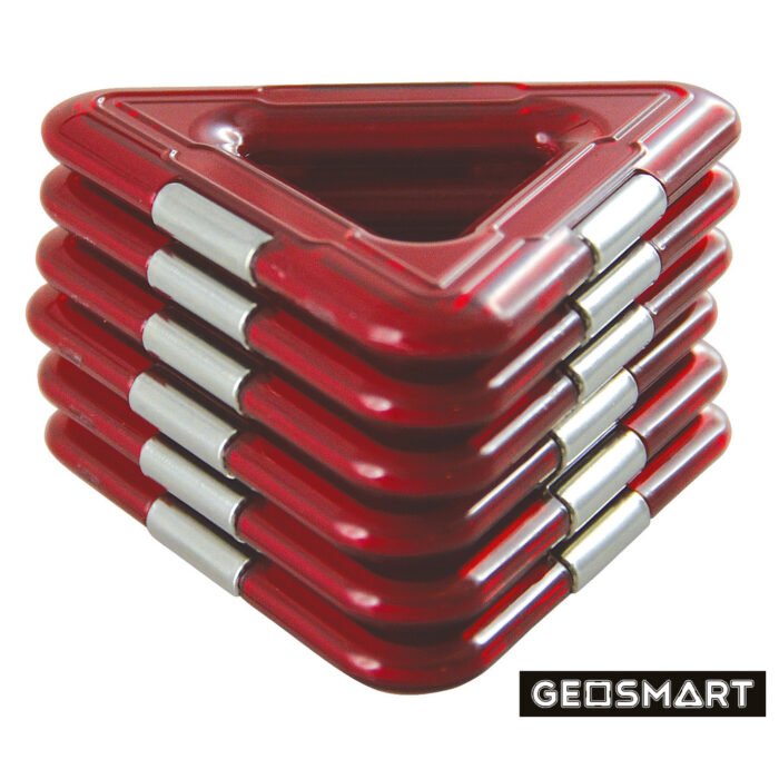 Geosmart Dreiecke Set: magnetisches Konstruktionsspiel kompatibel mit Magformers