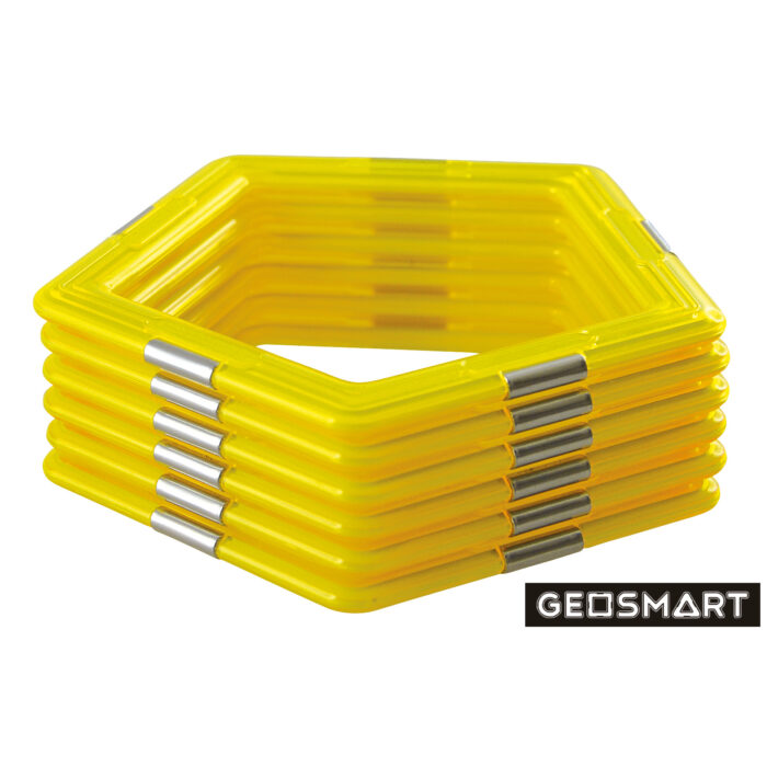 Geosmart Fünfecke Set: magnetisches Konstruktionsspiel kompatibel mit Magformers