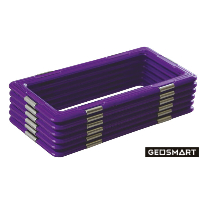 Geosmart Rechtecke Set: magnetisches Konstruktionsspiel kompatibel mit Magformers