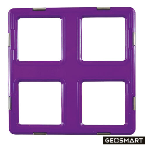 Geosmart Mega-Quadrat: magnetisches Konstruktionsspiel kompatibel mit Magformers
