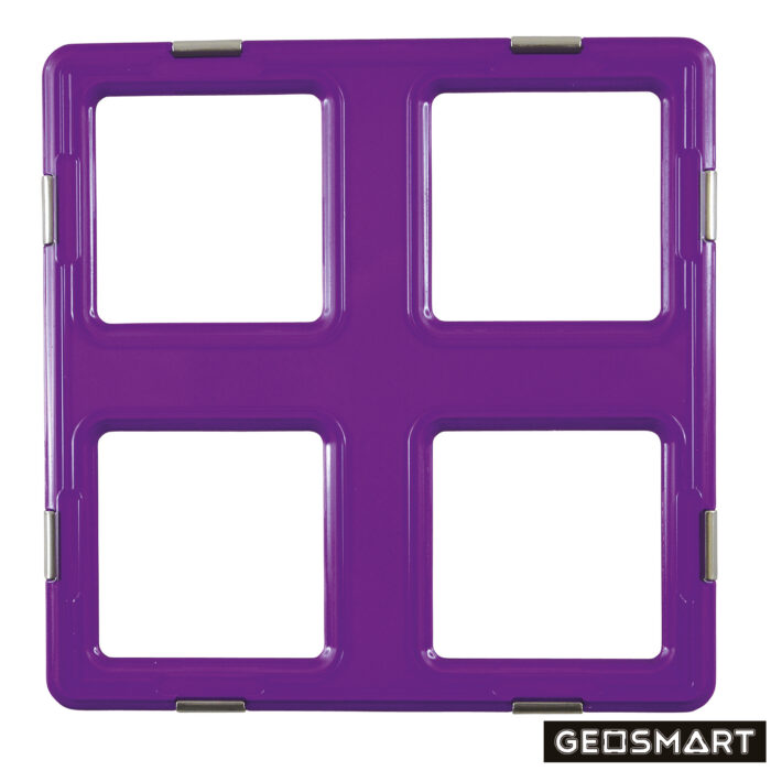 Geosmart Mega-Quadrat: magnetisches Konstruktionsspiel kompatibel mit Magformers