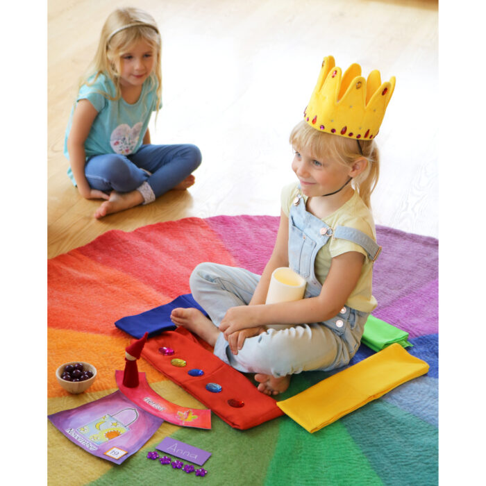 Geburtstagskreis im Kindergarten mit dem Farbenkreis.