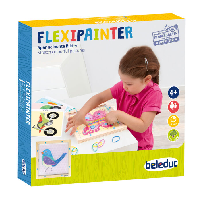 Verpackung des XXL LeVerpackung des Flexipainters für Kindergartenkinder von beleduc