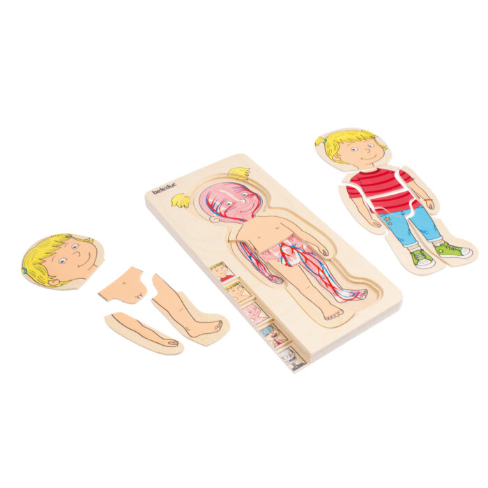 Puzzle aus Holz für Kinder in Kindergarten- und Schulalter