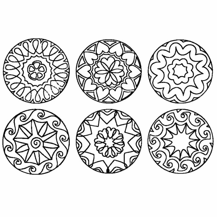 Stempel Motive Mandala