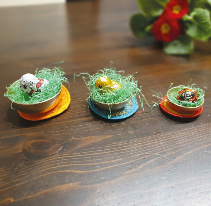 Mini Klangschalen Set als Osternest