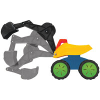 Riesen Bagger zum Sitzen und Sandbaggern