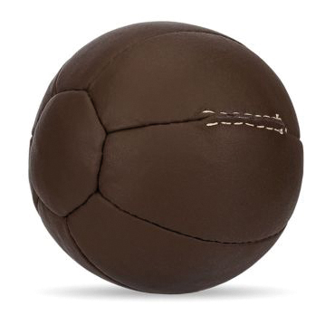Medizinball aus echtem Leder