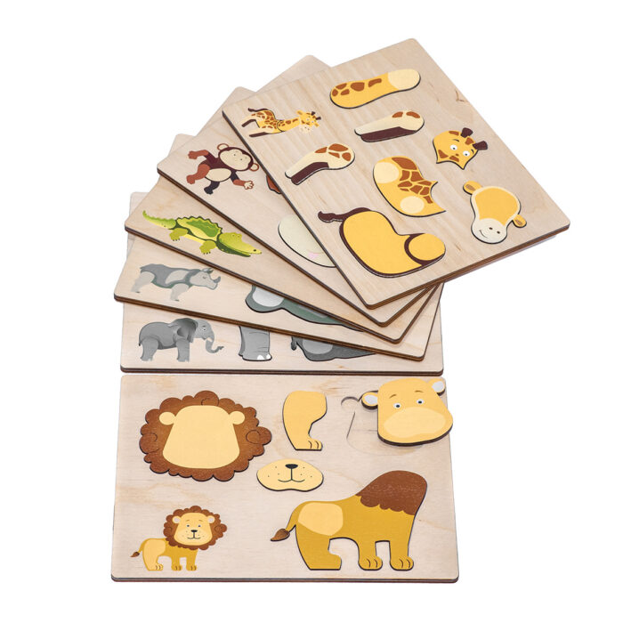 Magnetpuzzle Wildtiere