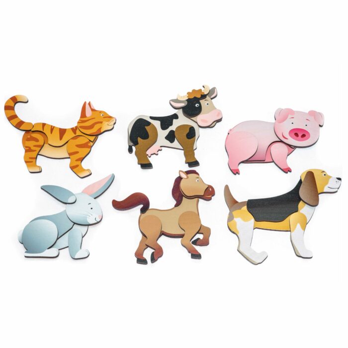 Magnet Puzzle Bauernhoftiere