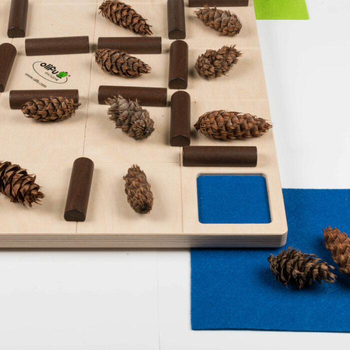 Steinzeln Spiel von olifu Strategiespiel aus Holz
