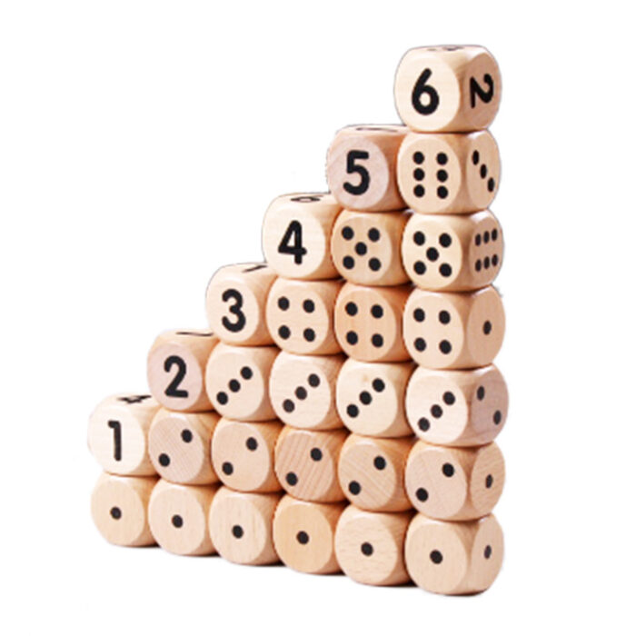 Punktewürfel 1-6 olifu