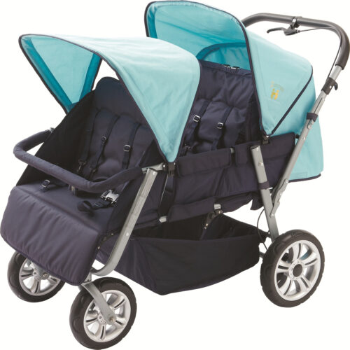 Krippenwagen für 4 Kinder im Kindergartenalter
