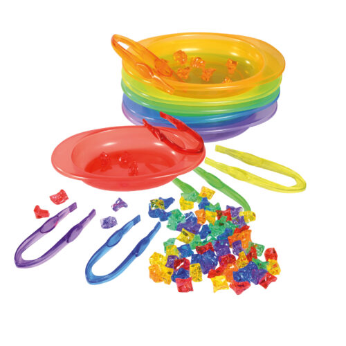 Sortierschalen Set transparent Lernspiel für Kinder