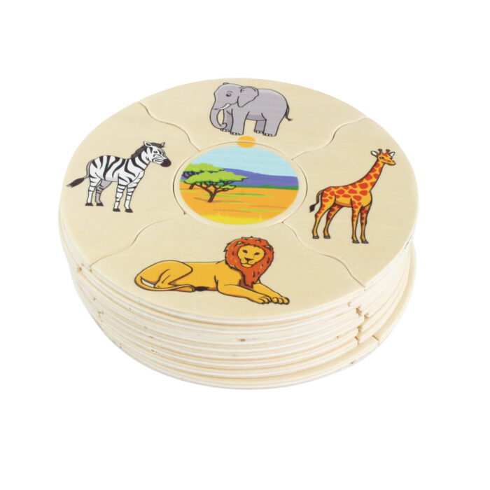 Lernpuzzle Nawito Tierwelten