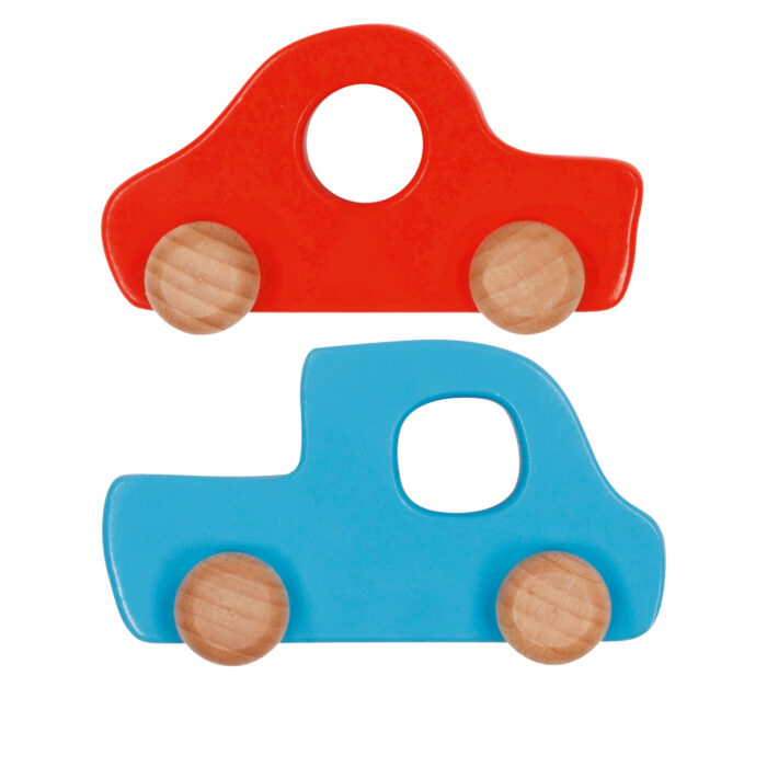 Spielstraße mit 2 Fahrzeugen