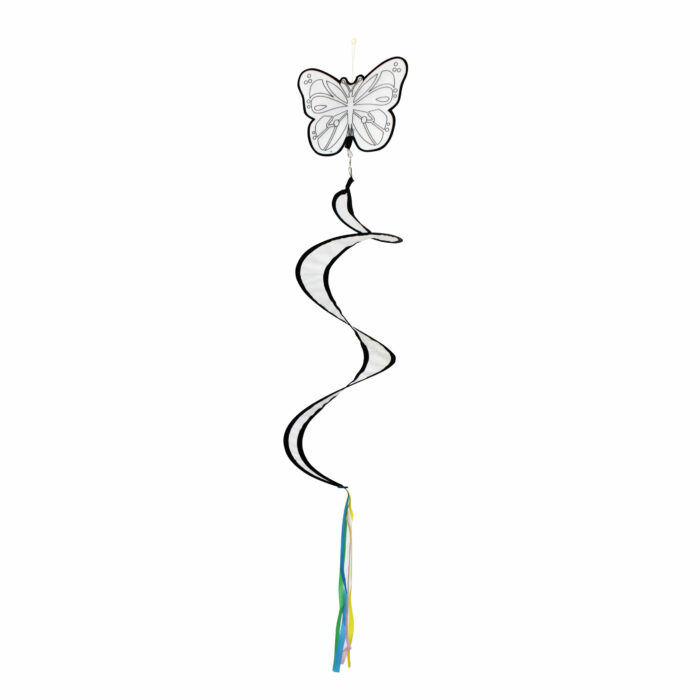 Windspiel Schmetterling zum Bemalen