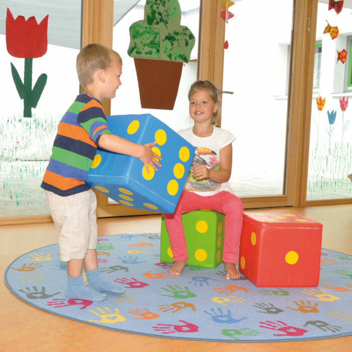Soft Würfel zum Spielen und Rechnen