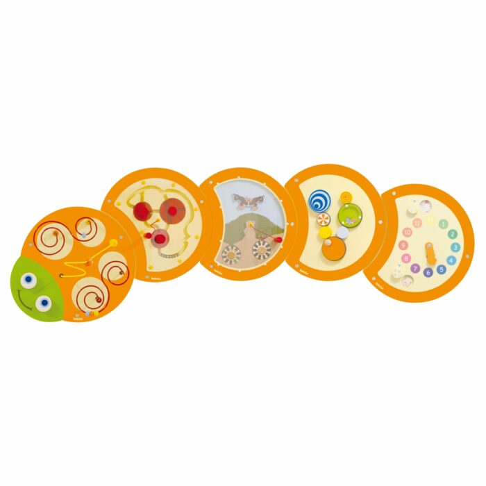 Wandelement Raupe für Kinder in Krippe und Kindergarten