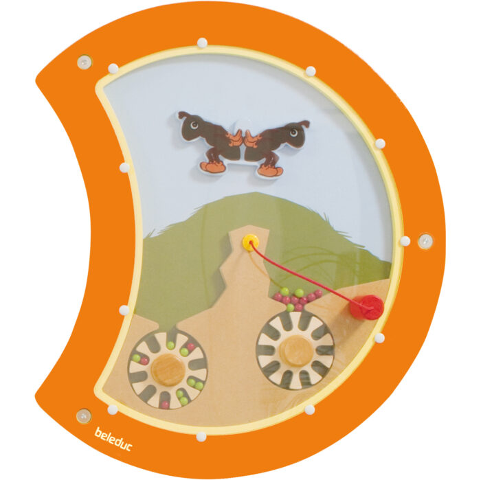 Wandelement Raupe Waage für Kinder in Krippe und Kindergarten