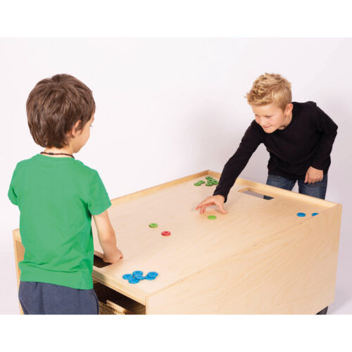 Kinder spielen auf Pädagogik Flexi- Wagen