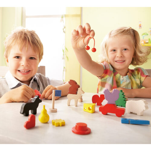Kinder spielen Haba Aufgepasst & Zugefasst