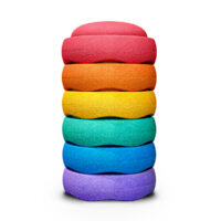 Stapelsteine Regenbogen Set 6