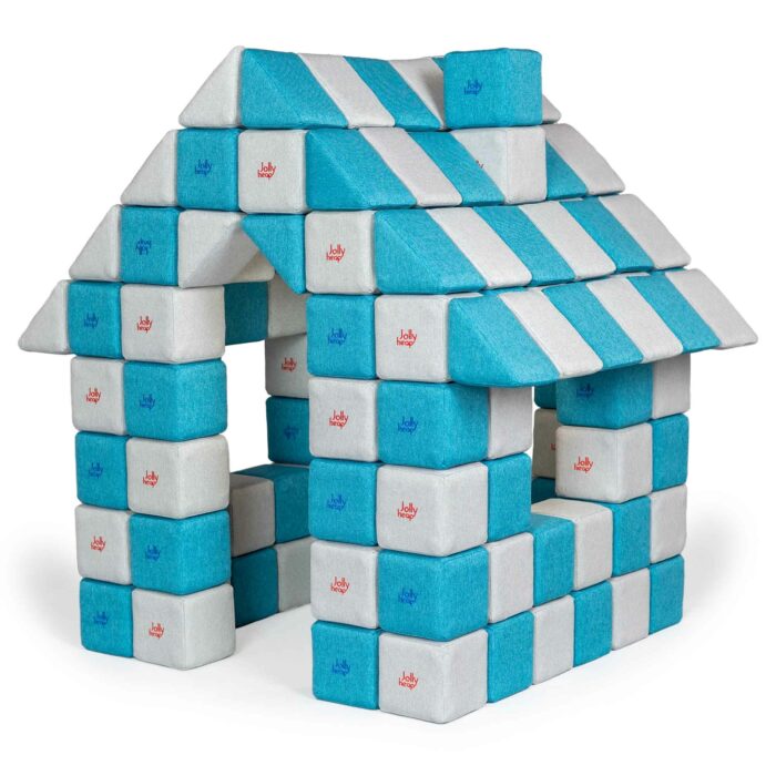 Haus aus Jolly Heap Magnetbausteinen Set Joy