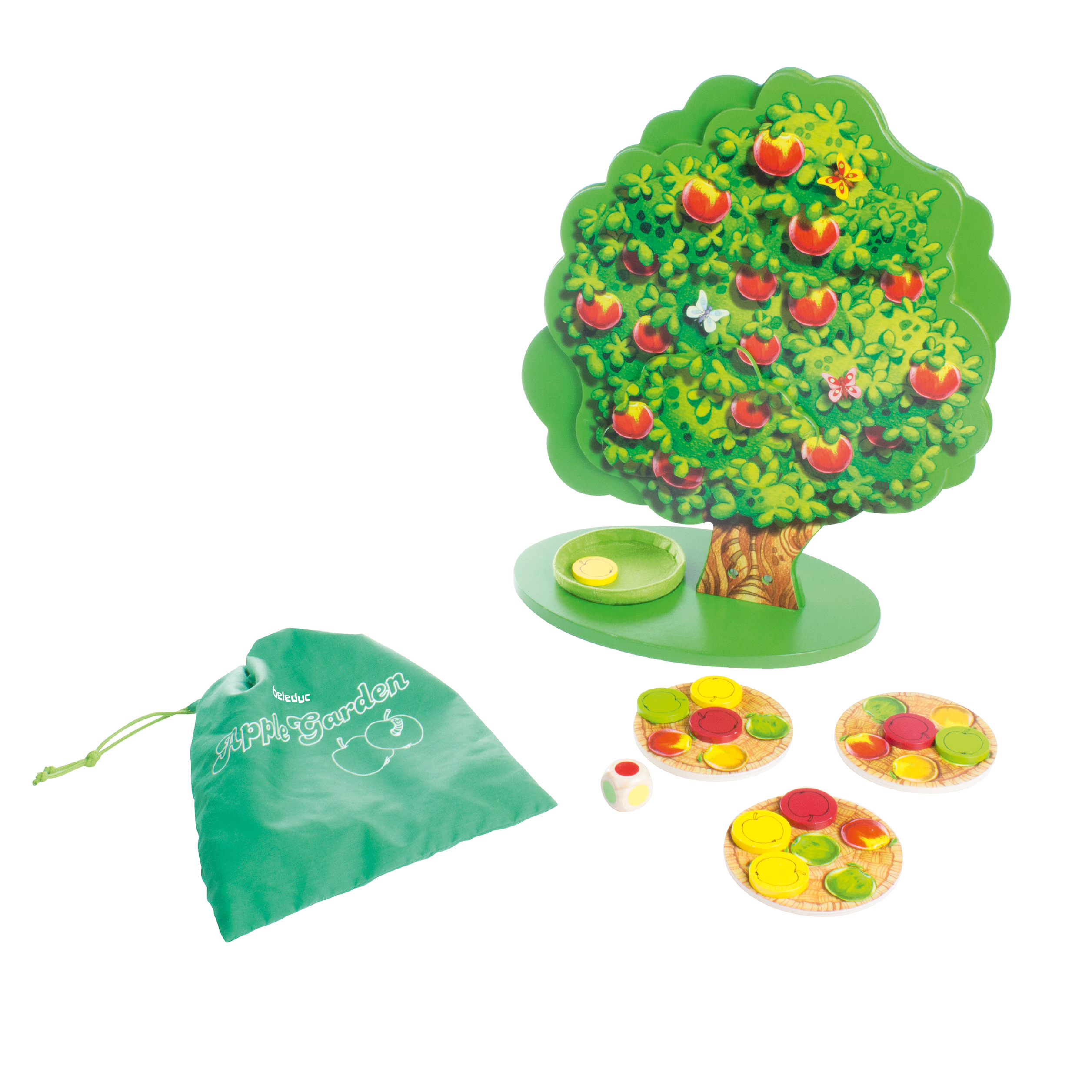 Magnetischen Obstbaum Spielzeug Montessori Pädagogisches Kinder Holzspielzeug 