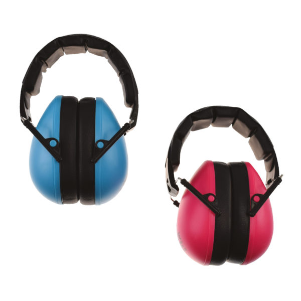 Gehör-Schutz größenverstellbar für Kinder in blau und pink