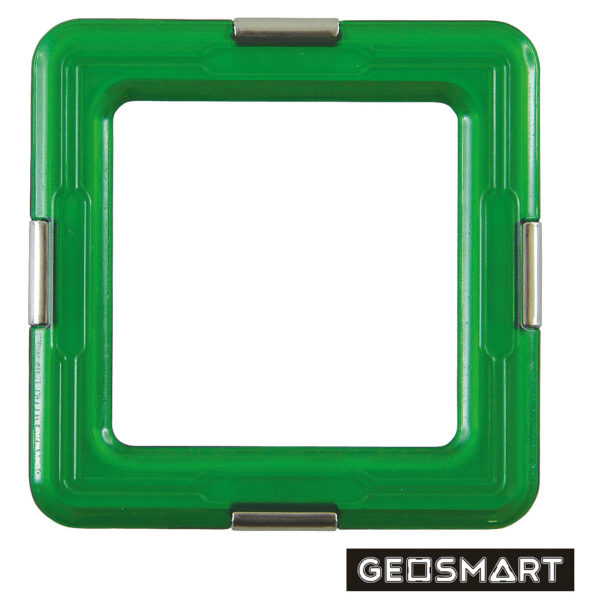 Geosmart Quadrat: magnetisches Konstruktionsspiel kompatibel mit Magformers