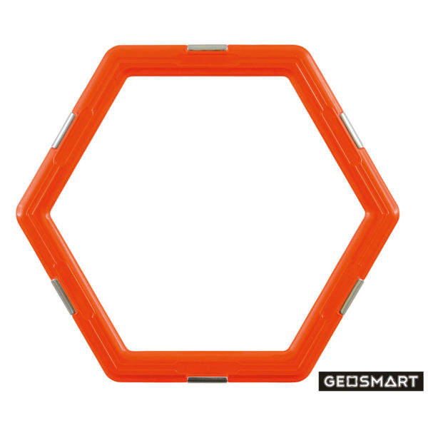 Geosmart Sechseck: magnetisches Konstruktionsspiel kompatibel mit Magformers