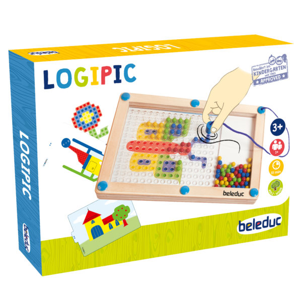 Verpackung des Magnetspiels Logipic für Kinder ab dem Kindergartenalter