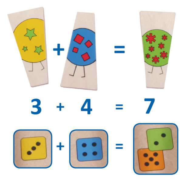 Puzzle aus Holz für Kinder in Kindergarten- und Schulalter