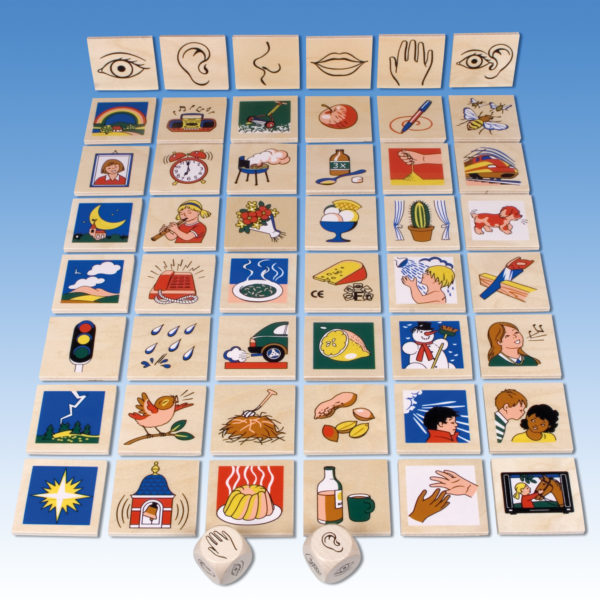 Gesellschaftspiel aus Holz für Kinder in Kindergarten- und Schulalter
