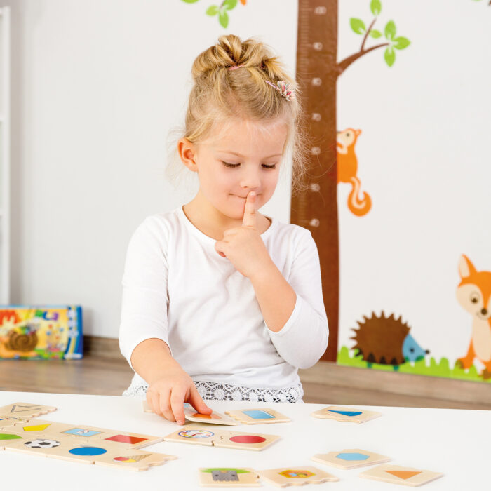 Lernspiel aus Holz für Kinder