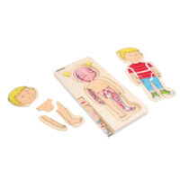 Puzzle aus Holz für Kinder in Kindergarten- und Schulalter