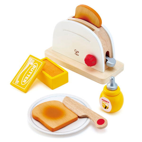 Pop-up Toaster von Hape aus Holz für Kleinkinder und Kindergartenkinder