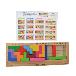 Tetris Board aus Holz für Kinder