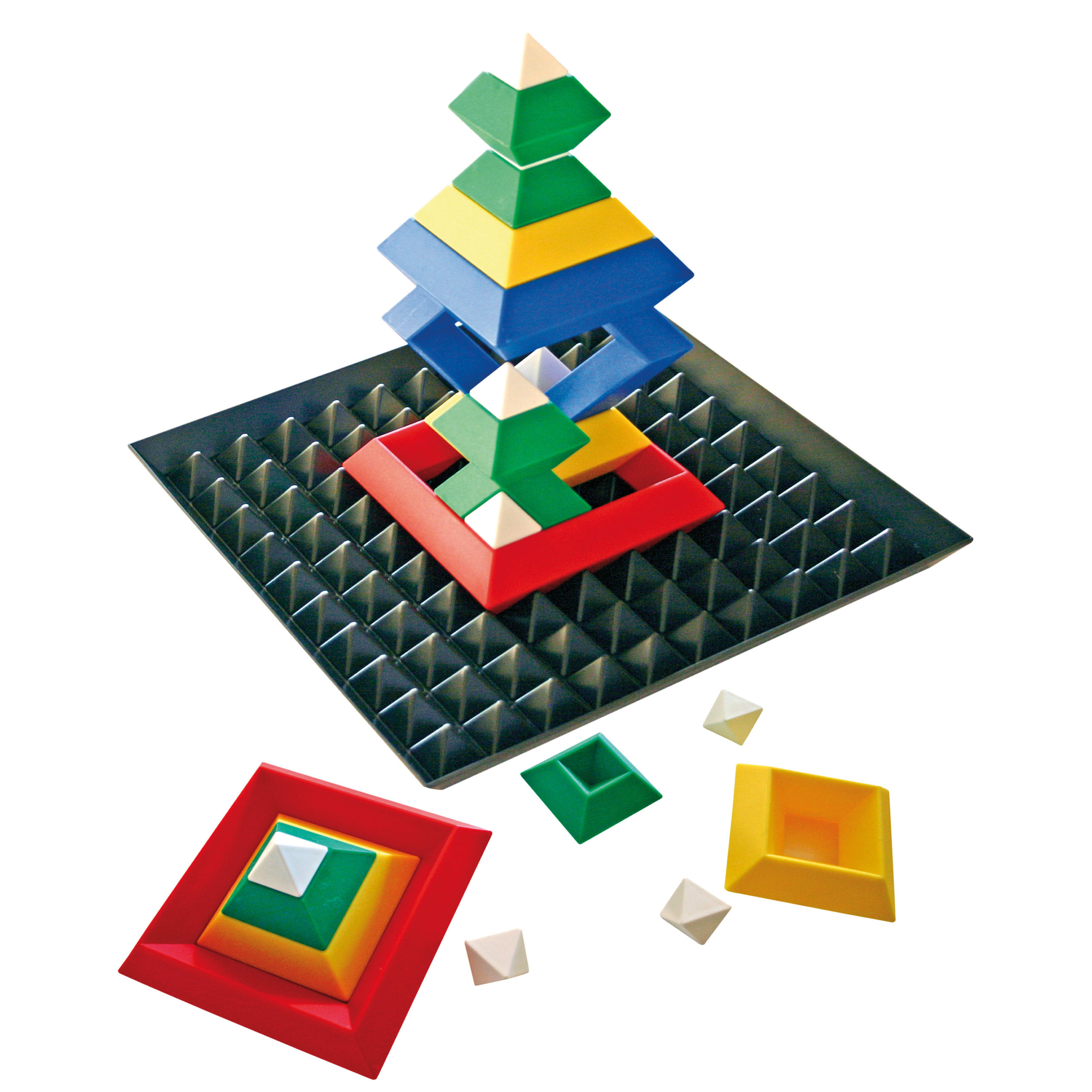 Triangel Puzzel mit Base - Höller Spiel
