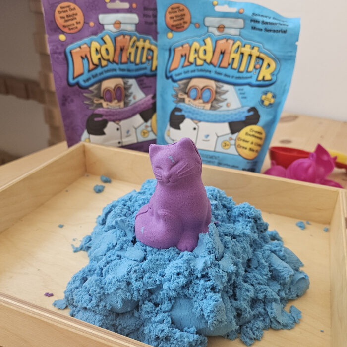 Katze aus Wunderknete für Kinder in Kindergarten- und Schulalter