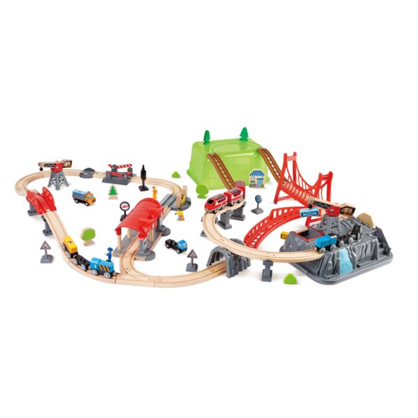 Eisenbahn Set für Kinder in Kindergarten- udn Schulalter