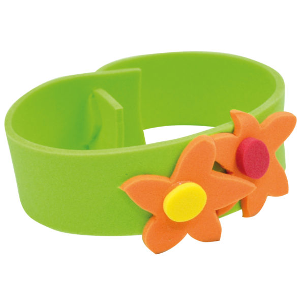 Armband aus Moosgummi