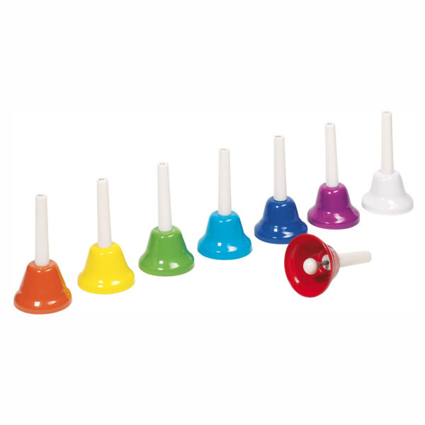 Glocken Set aus 8 verschiedenen Farben