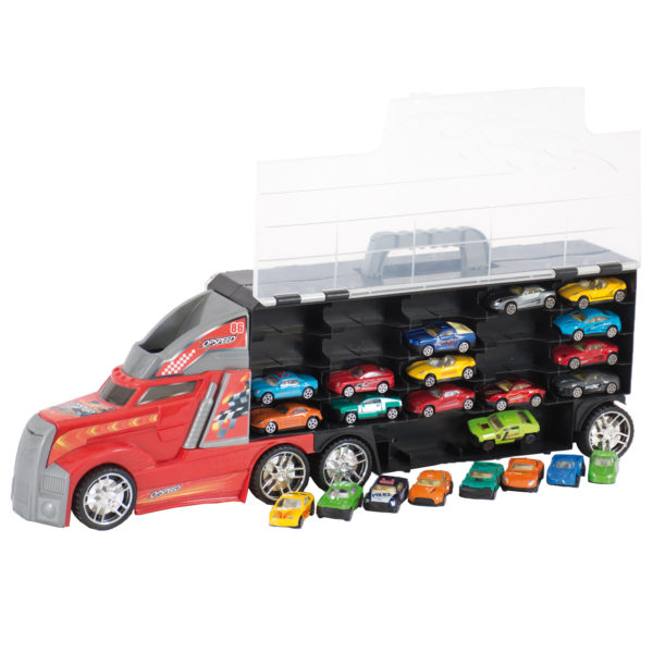 Truck mit Spielzeugautos