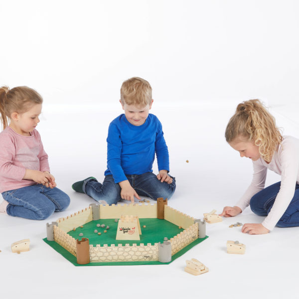 Katapulta Gesellschaftsspiel von olifu für Kinder ind Kindergarten- uns Schulalter