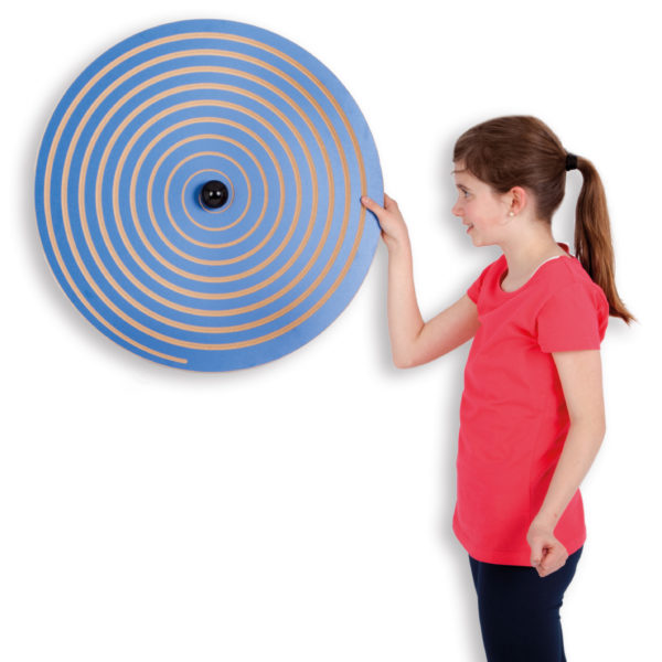 Wandkreisel Spirale Vorderseite für Gruppenräume in Krippe und Kindergarten