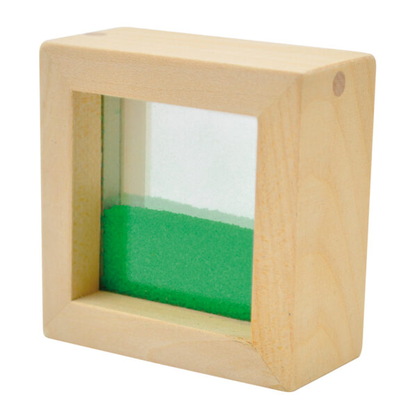 Sensorikbaustein gefüllt mit grünem Sand