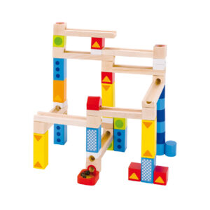 Murmelbahn Bausatz aus Holz für Kinder in Kindergarten und Schule