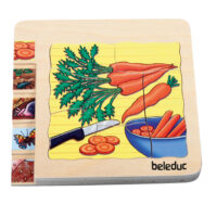 Lagenpuzzle KARTOFFEL Holzpuzzle für Kinder